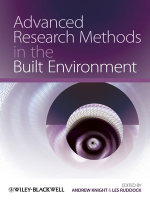 cover image of Advanced Research Methods in the Built Environment